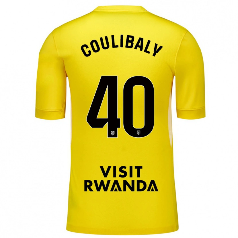 Danxen Mulher Izan Coulibaly #40 Amarelo Preto Camisola Guarda-Redes 2025/26 Camisa Brasil