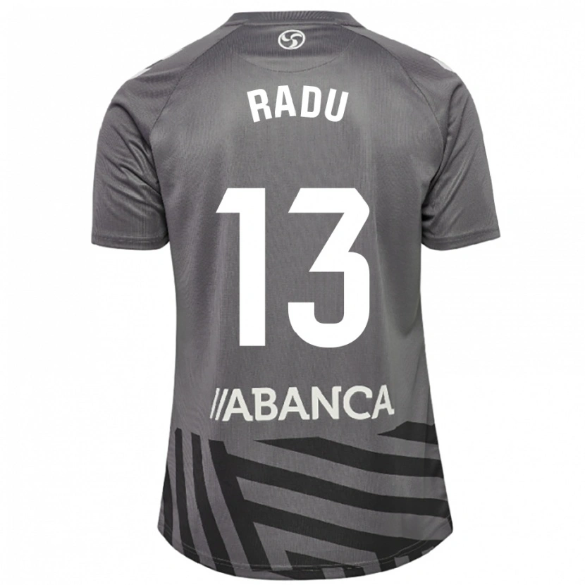 Danxen Mulher Ionuț Radu #13 Cinza Escuro Preto Camisola Guarda-Redes 2025/26 Camisa Brasil