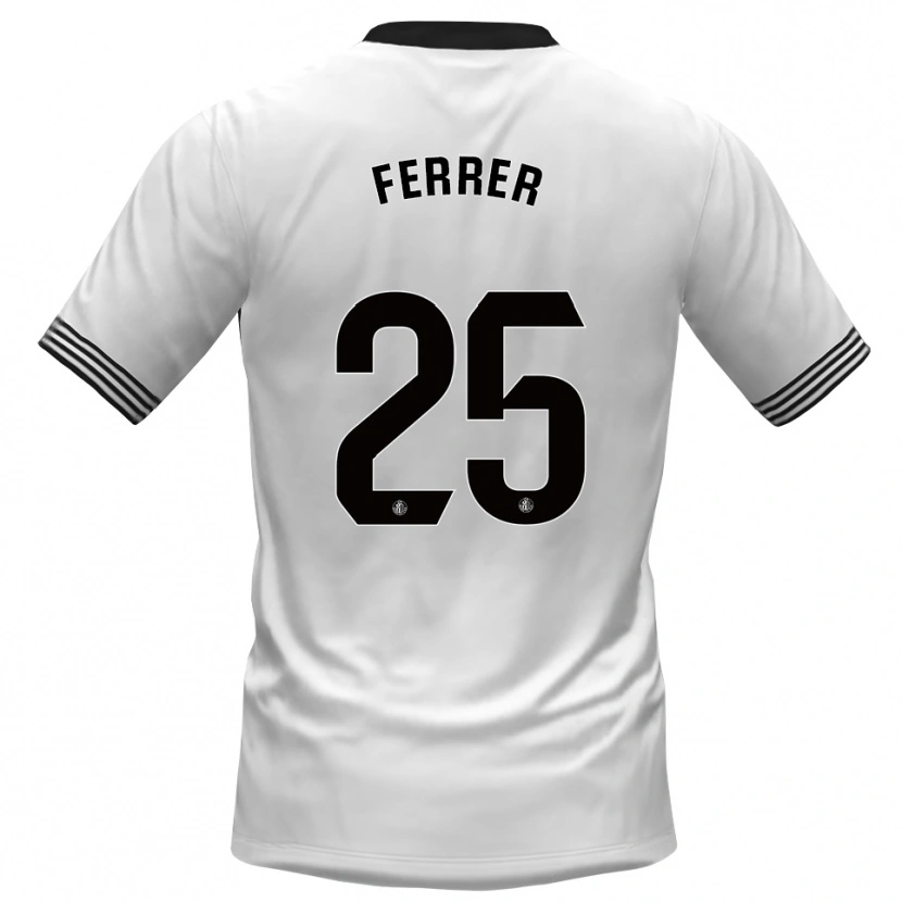 Danxen Mulher Diego Ferrer #25 Branco Preto Camisola Guarda-Redes 2025/26 Camisa Brasil