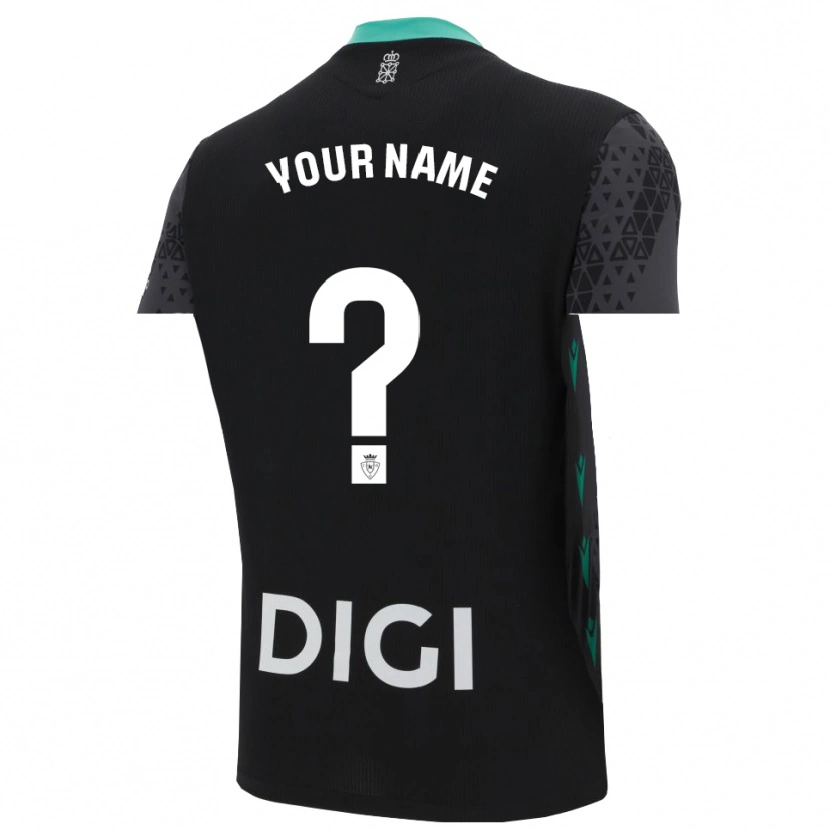 Danxen Mulher CA Osasuna Cinza Escuro Preto Camisola Guarda-Redes 2025/26 Camisa Brasil