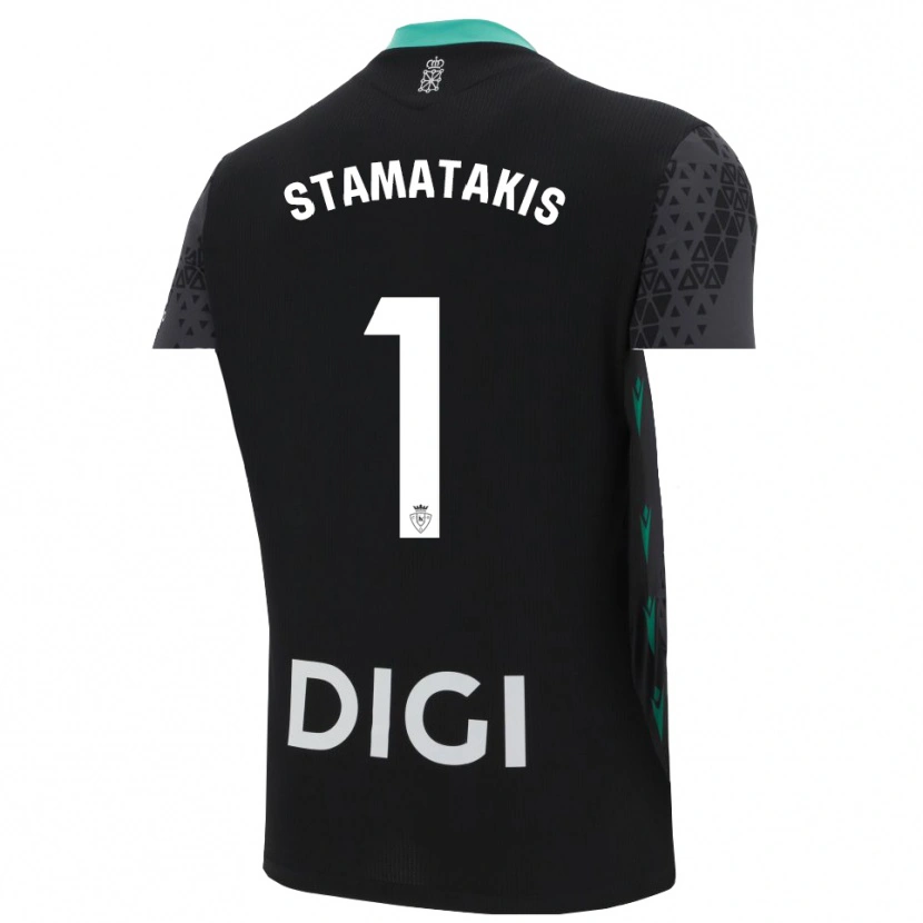 Danxen Mulher Dimitrios Stamatakis #1 Cinza Escuro Preto Camisola Guarda-Redes 2025/26 Camisa Brasil