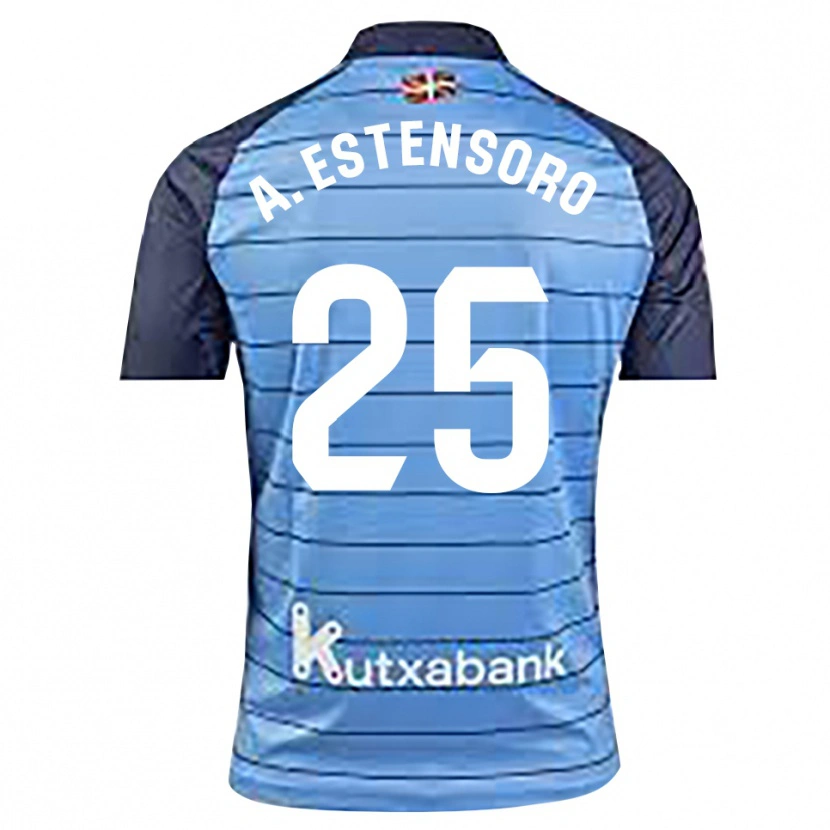 Danxen Mulher Alazne Estensoro #25 Azul Marinho Camisola Guarda-Redes 2025/26 Camisa Brasil