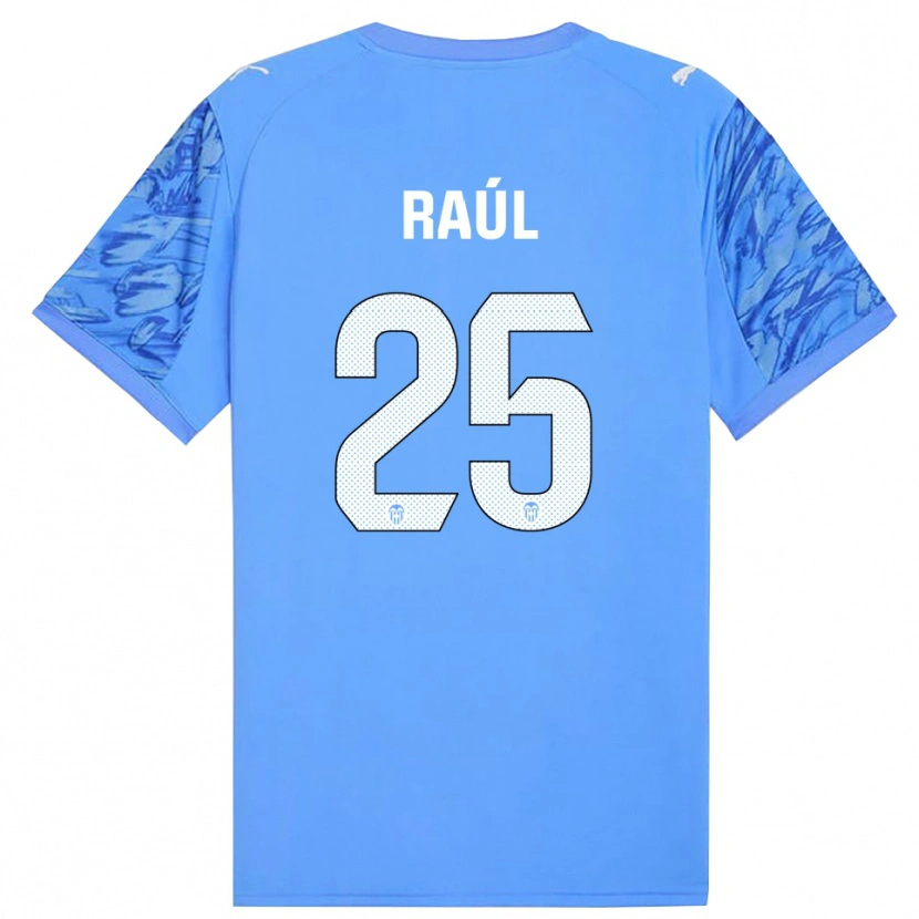 Danxen Mulher Raúl Jiménez #25 Azul Branco Camisola Guarda-Redes 2025/26 Camisa Brasil