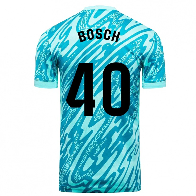 Danxen Mulher Owen Bosch #40 Azul Céu Branco Camisola Guarda-Redes 2025/26 Camisa Brasil