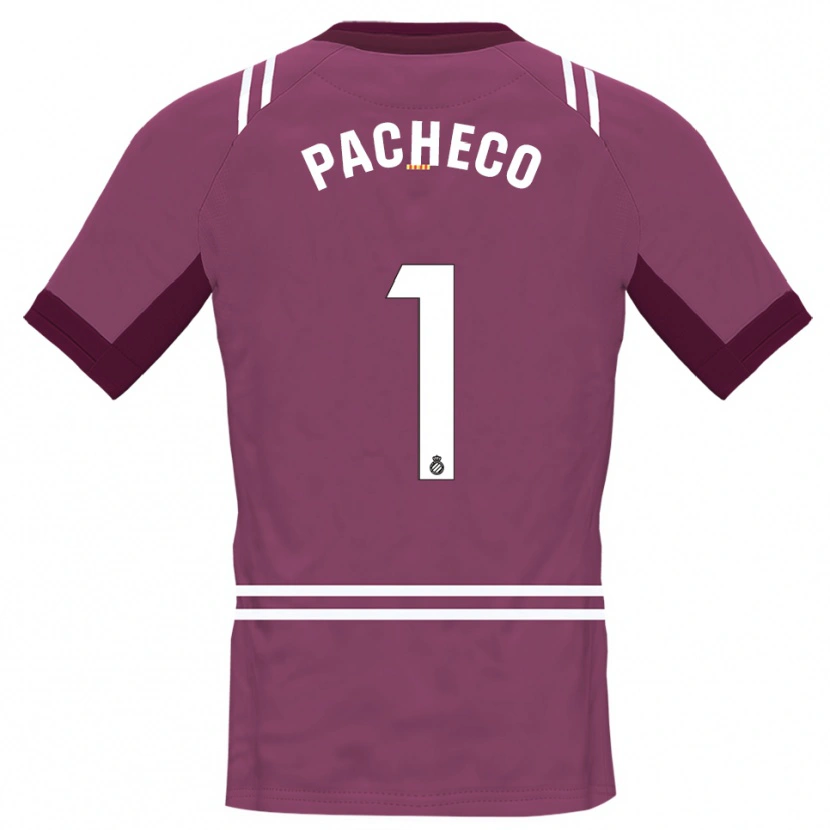 Danxen Mulher Álvaro Pacheco #1 Bordô Branco Camisola Guarda-Redes 2025/26 Camisa Brasil