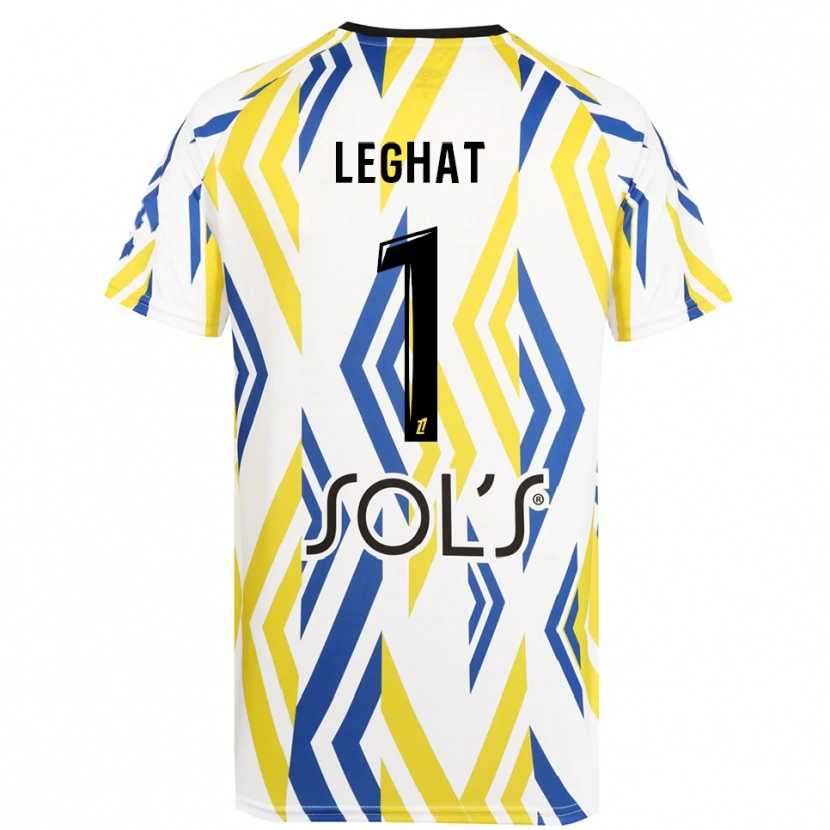 Danxen Mulher Yanis Leghat #1 Branco Vermelho Azul Camisola Guarda-Redes 2025/26 Camisa Brasil