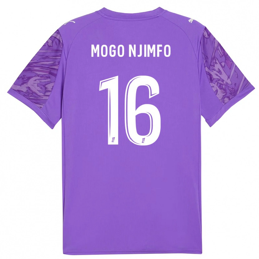Danxen Mulher Arthur Mogo Njimfo #16 Lilás Branco Camisola Guarda-Redes 2025/26 Camisa Brasil