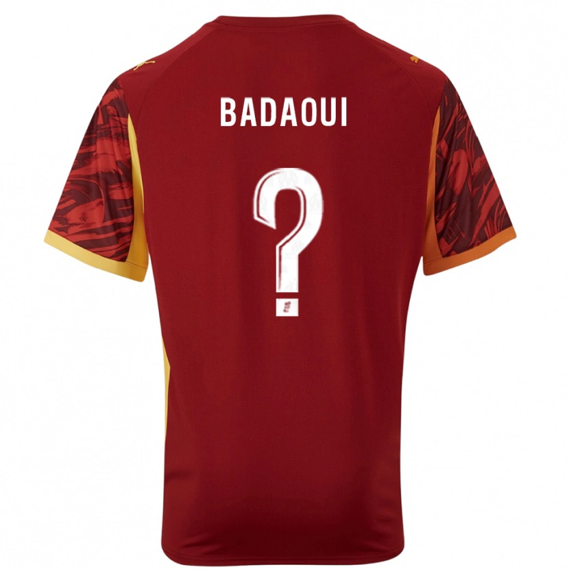 Danxen Mulher Yassine Badaoui #0 Bordô Marrom Camisola Guarda-Redes 2025/26 Camisa Brasil