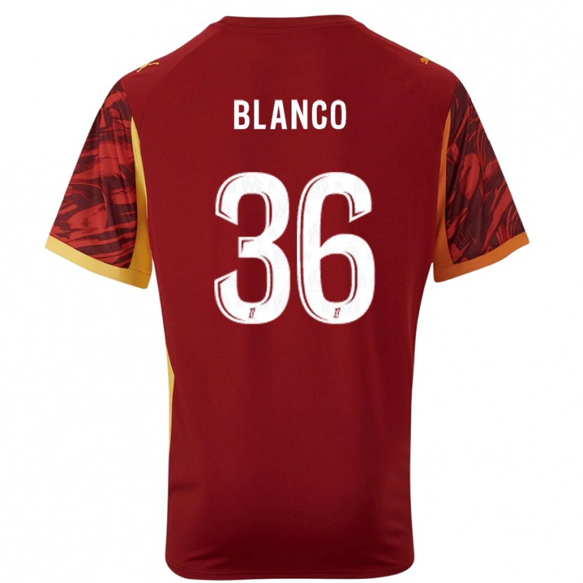 Danxen Mulher Rubén Blanco #36 Bordô Marrom Camisola Guarda-Redes 2025/26 Camisa Brasil