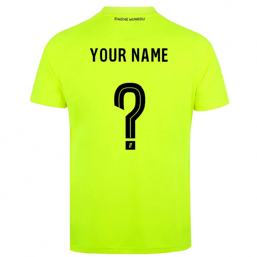 Danxen Mulher AS Monaco Verde Fluorescente Preto Camisola Guarda-Redes 2025/26 Camisa Brasil