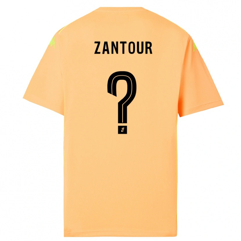 Danxen Mulher Ishaq Zantour #0 Laranja Escuro Preto Camisola Guarda-Redes 2025/26 Camisa Brasil