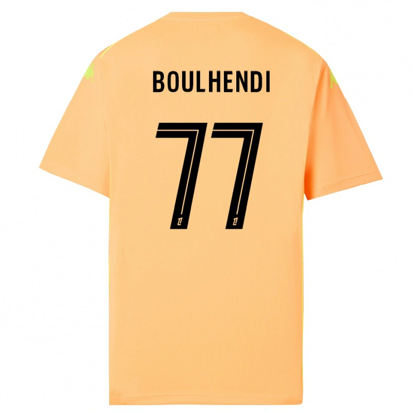Danxen Mulher Teddy Boulhendi #77 Laranja Escuro Preto Camisola Guarda-Redes 2025/26 Camisa Brasil