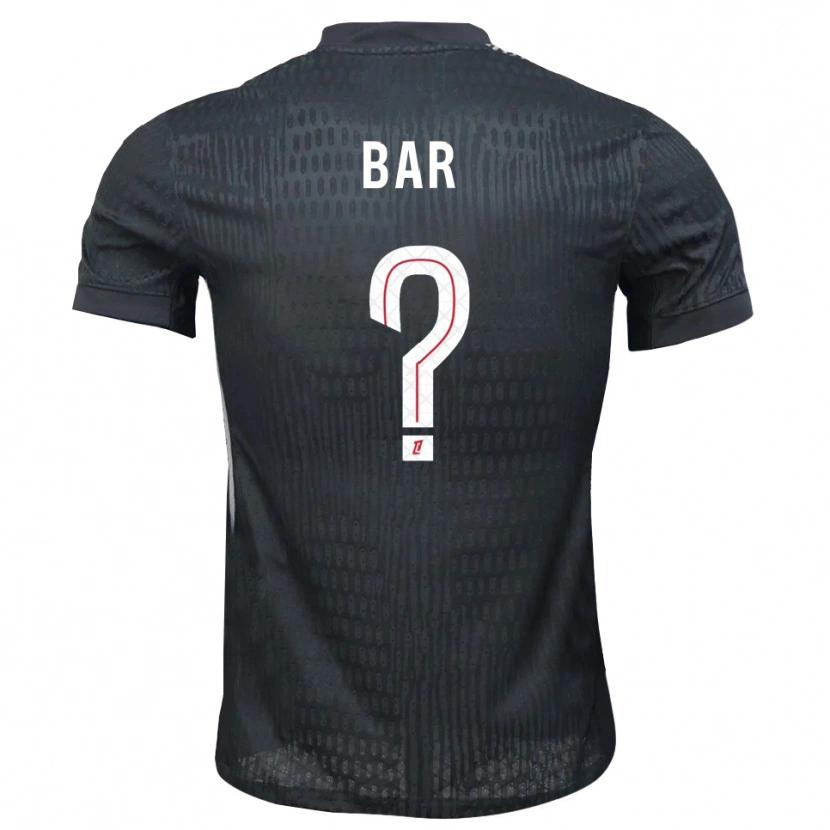 Danxen Mulher Arthur Bar #0 Cinza Escuro Preto Camisola Guarda-Redes 2025/26 Camisa Brasil