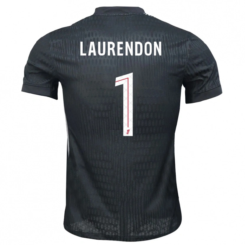 Danxen Mulher Bilal Laurendon #1 Cinza Escuro Preto Camisola Guarda-Redes 2025/26 Camisa Brasil