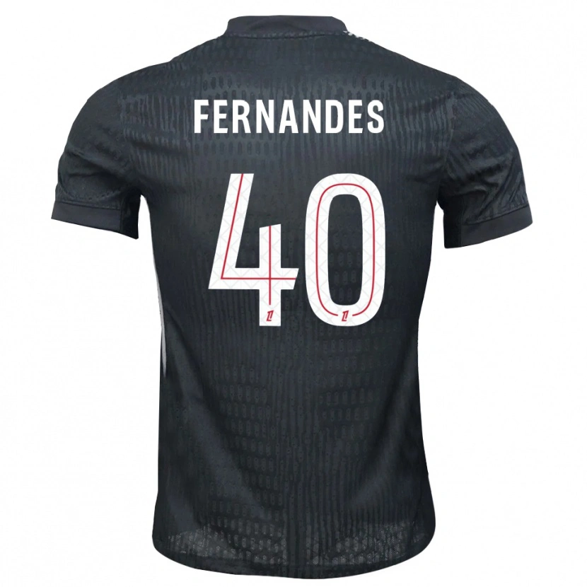 Danxen Mulher Alyssa Fernandes #40 Cinza Escuro Preto Camisola Guarda-Redes 2025/26 Camisa Brasil