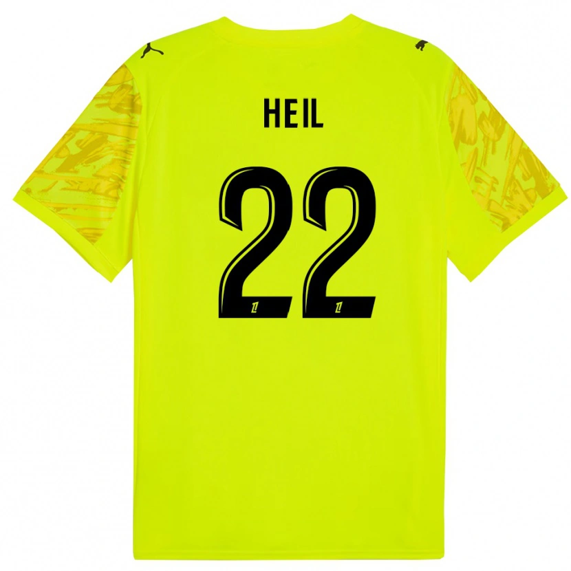 Danxen Mulher Manon Heil #22 Verde Fluorescente Amarelo Camisola Guarda-Redes 2025/26 Camisa Brasil