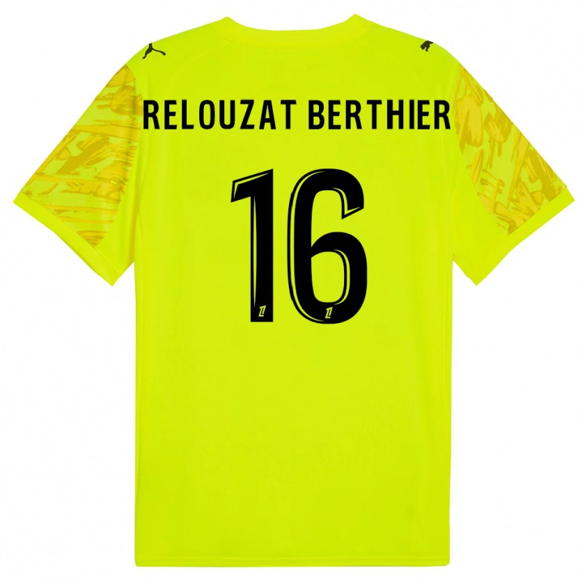 Danxen Mulher Maxime Relouzat Berthier #16 Verde Fluorescente Amarelo Camisola Guarda-Redes 2025/26 Camisa Brasil