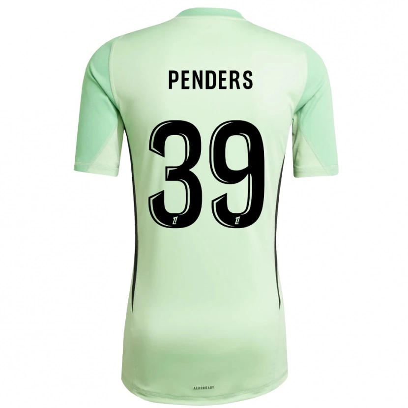Danxen Mulher Mike Penders #39 Verde Claro Preto Camisola Guarda-Redes 2025/26 Camisa Brasil