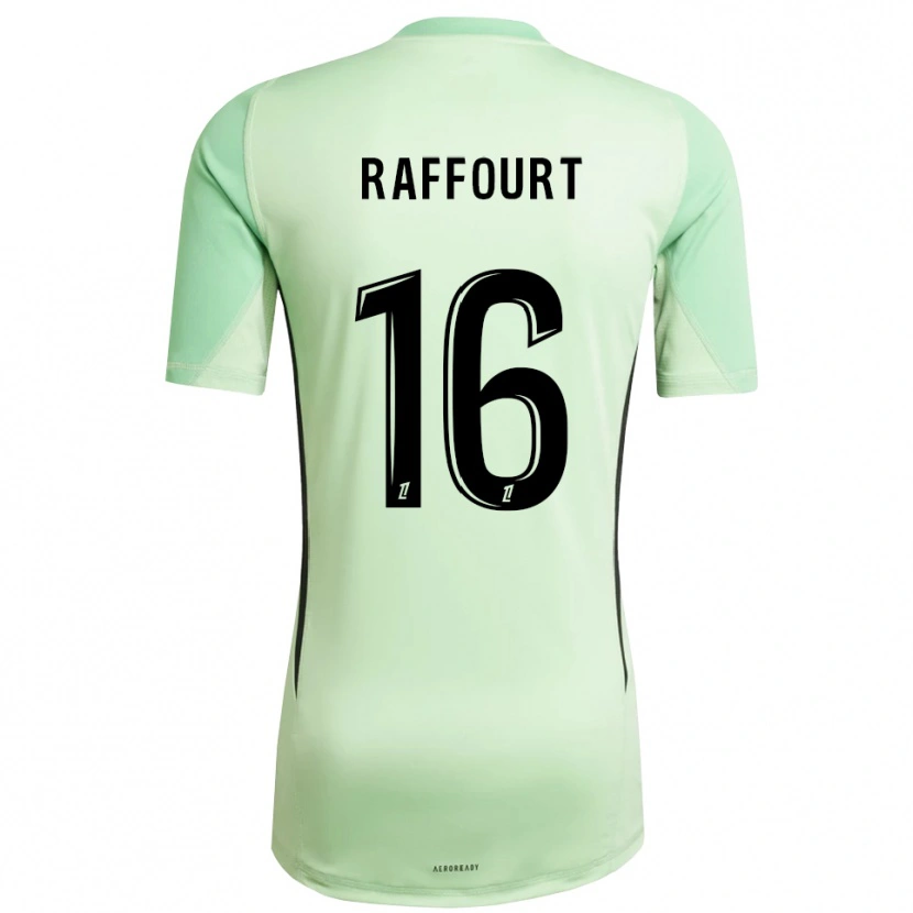 Danxen Mulher Timéo Raffourt #16 Verde Claro Preto Camisola Guarda-Redes 2025/26 Camisa Brasil