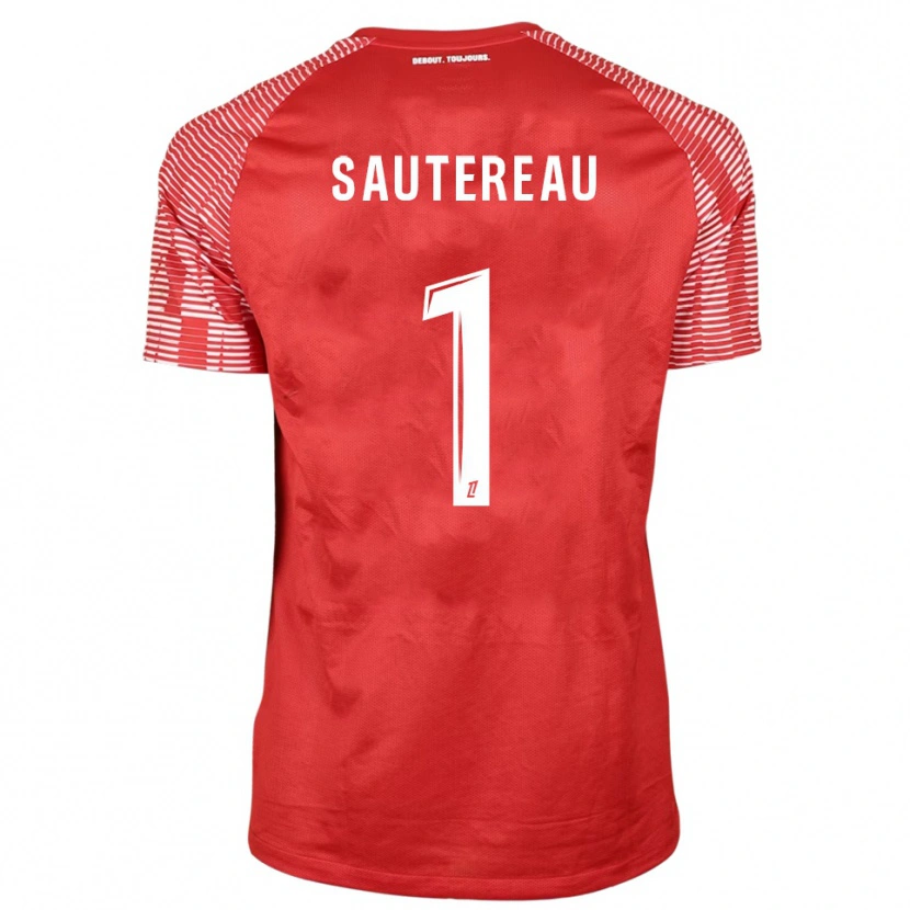 Danxen Mulher Enzo Sautereau #1 Vermelho Branco Camisola Guarda-Redes 2025/26 Camisa Brasil