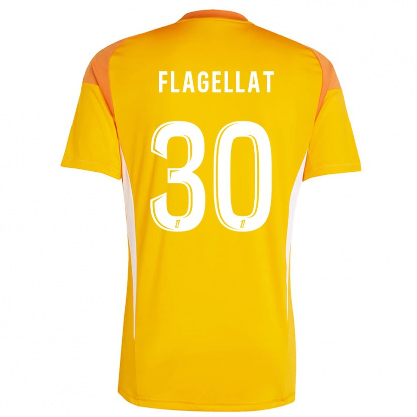 Danxen Mulher Alizée Flagellat #30 Laranja Claro Branco Camisola Guarda-Redes 2025/26 Camisa Brasil