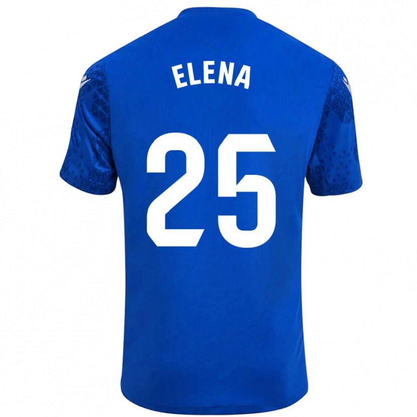 Danxen Mulher Elena Gómez Labrador #25 Azul Branco Camisola Guarda-Redes 2025/26 Camisa Brasil