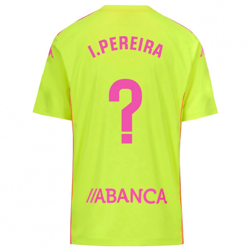 Danxen Mulher Inês Pereira #0 Amarelo Verde Camisola Guarda-Redes 2025/26 Camisa Brasil