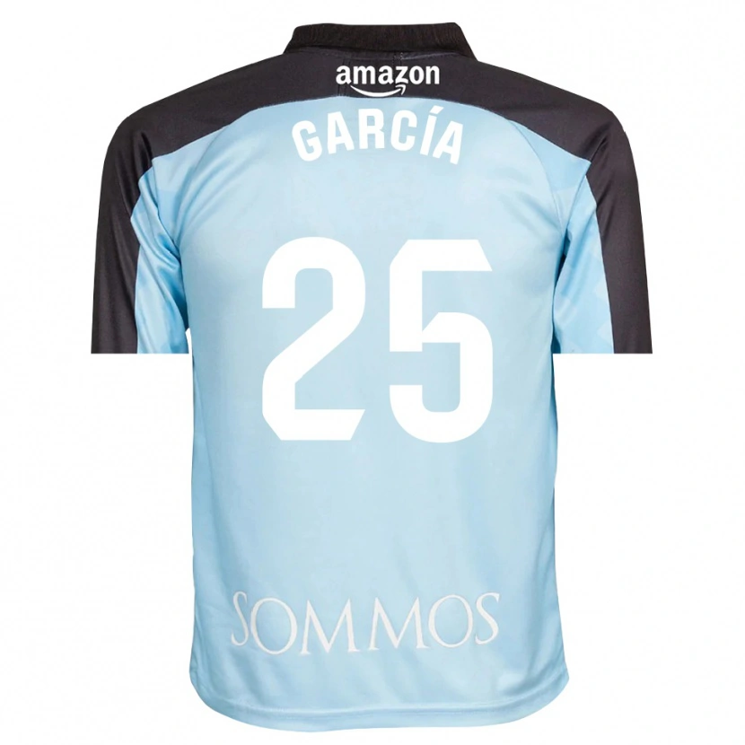 Danxen Mulher Jaime García #25 Azul Claro Preto Camisola Guarda-Redes 2025/26 Camisa Brasil