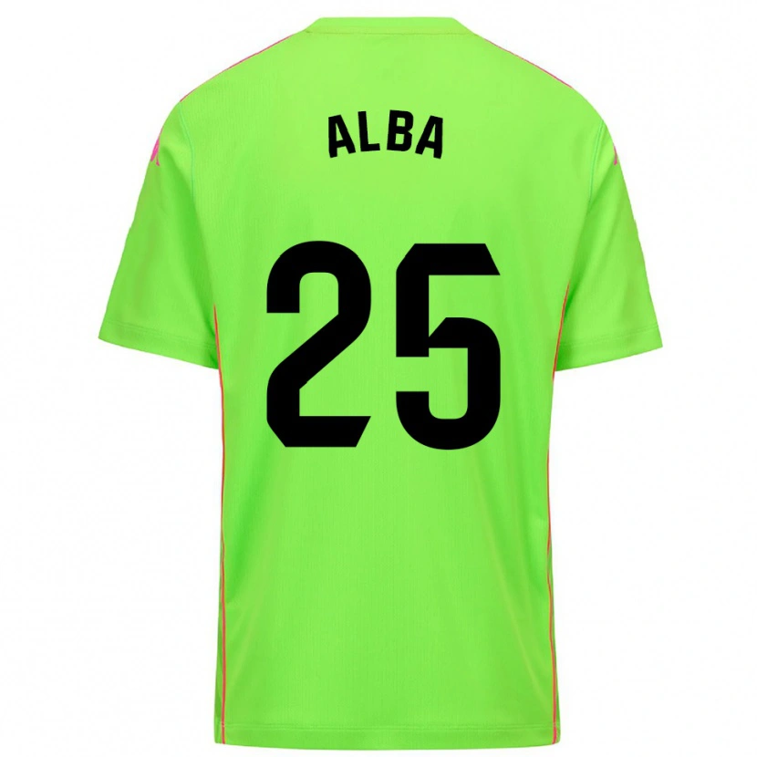 Danxen Mulher Alba Acebes Rodríguez #25 Lirme Rosa Profundo Camisola Guarda-Redes 2025/26 Camisa Brasil
