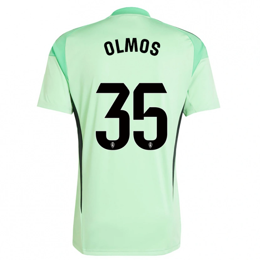 Danxen Mulher Lucas Olmos #35 Verde Mola Médio Camisola Guarda-Redes 2025/26 Camisa Brasil