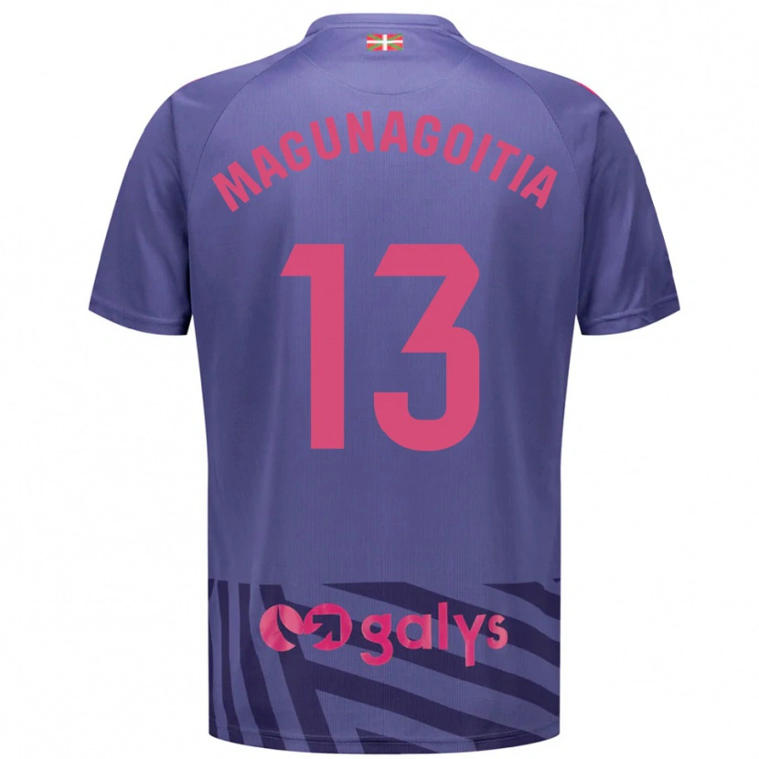Danxen Mulher Jonmi Magunagoitia #13 Azul Cinza Roxo Camisola Guarda-Redes 2025/26 Camisa Brasil