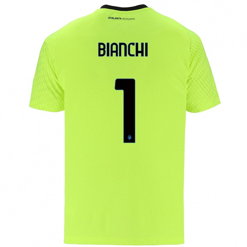 Danxen Mulher Mattia Bianchi #1 Verde Amarelo Vermelho Camisola Guarda-Redes 2025/26 Camisa Brasil