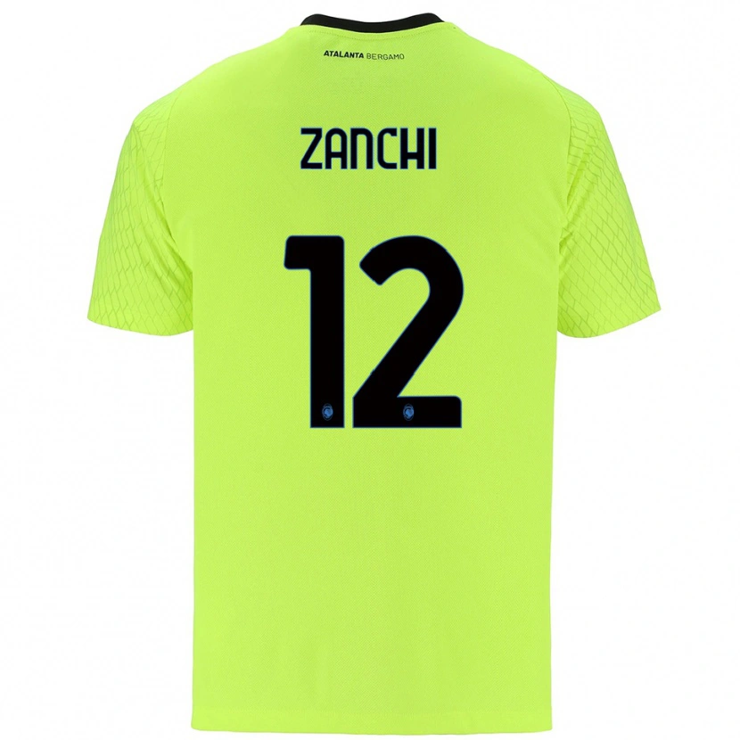 Danxen Mulher Edoardo Zanchi #12 Verde Amarelo Vermelho Camisola Guarda-Redes 2025/26 Camisa Brasil
