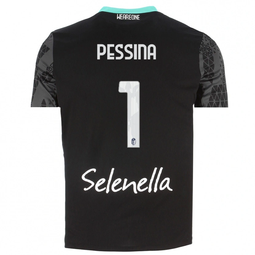 Danxen Mulher Massimo Pessina #1 Cinza Preto Branco Camisola Guarda-Redes 2025/26 Camisa Brasil