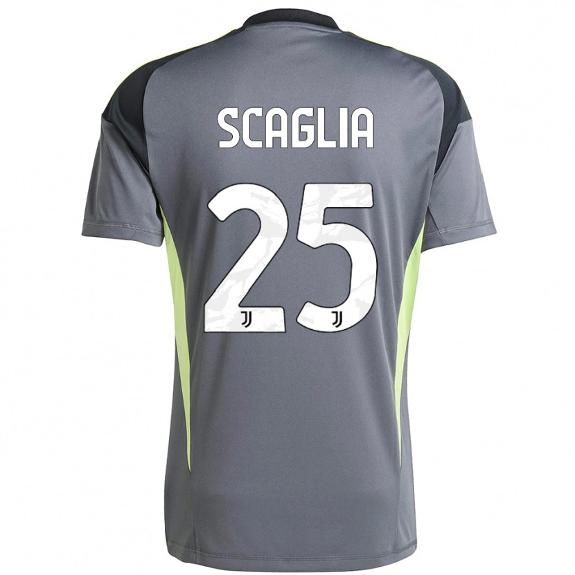 Danxen Mulher Simone Scaglia #25 Cinza Escuro Branco Camisola Guarda-Redes 2025/26 Camisa Brasil