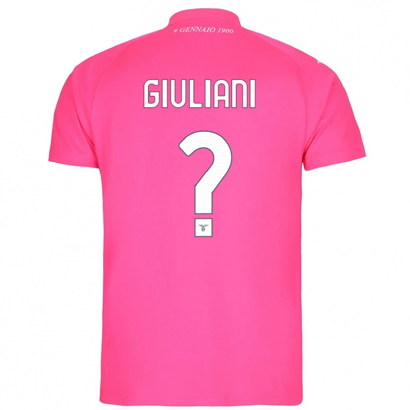 Danxen Mulher Alessio Giuliani #0 Rosa Intenso Camisola Guarda-Redes 2025/26 Camisa Brasil