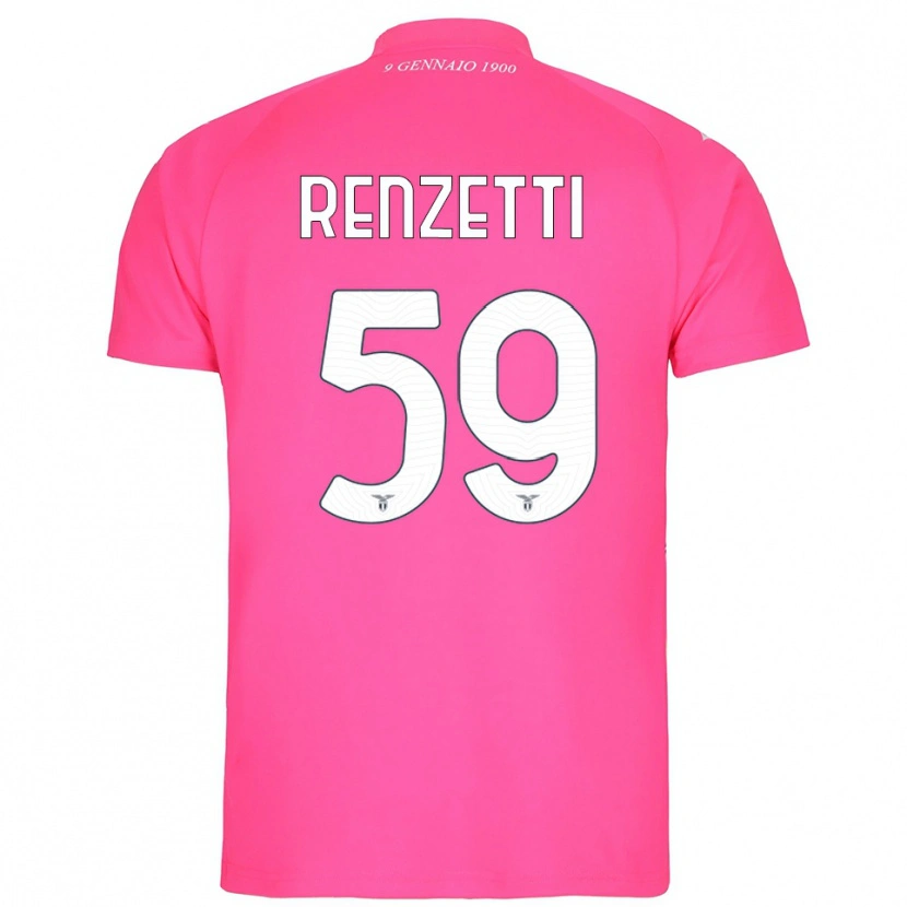 Danxen Mulher Davide Renzetti #59 Rosa Intenso Camisola Guarda-Redes 2025/26 Camisa Brasil