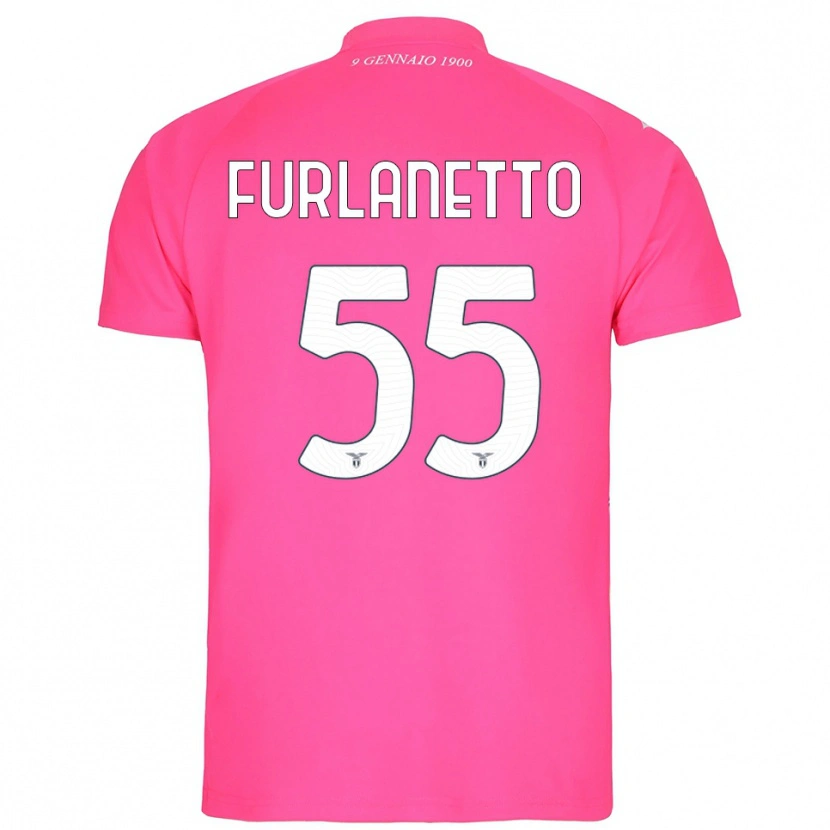 Danxen Mulher Alessio Furlanetto #55 Rosa Intenso Camisola Guarda-Redes 2025/26 Camisa Brasil
