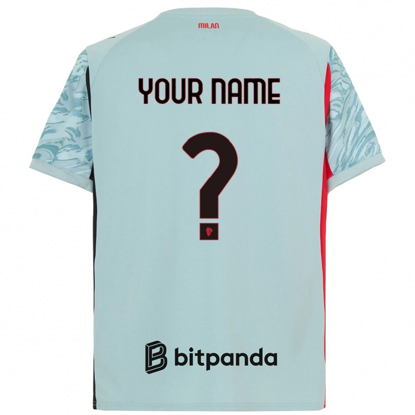 Danxen Mulher AC Milan Azul Claro Vermelho Camisola Guarda-Redes 2025/26 Camisa Brasil