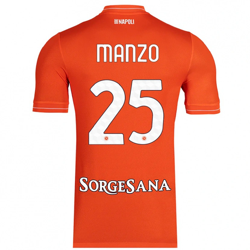 Danxen Mulher Alessia Manzo #25 Laranja Vermelho Branco Camisola Guarda-Redes 2025/26 Camisa Brasil