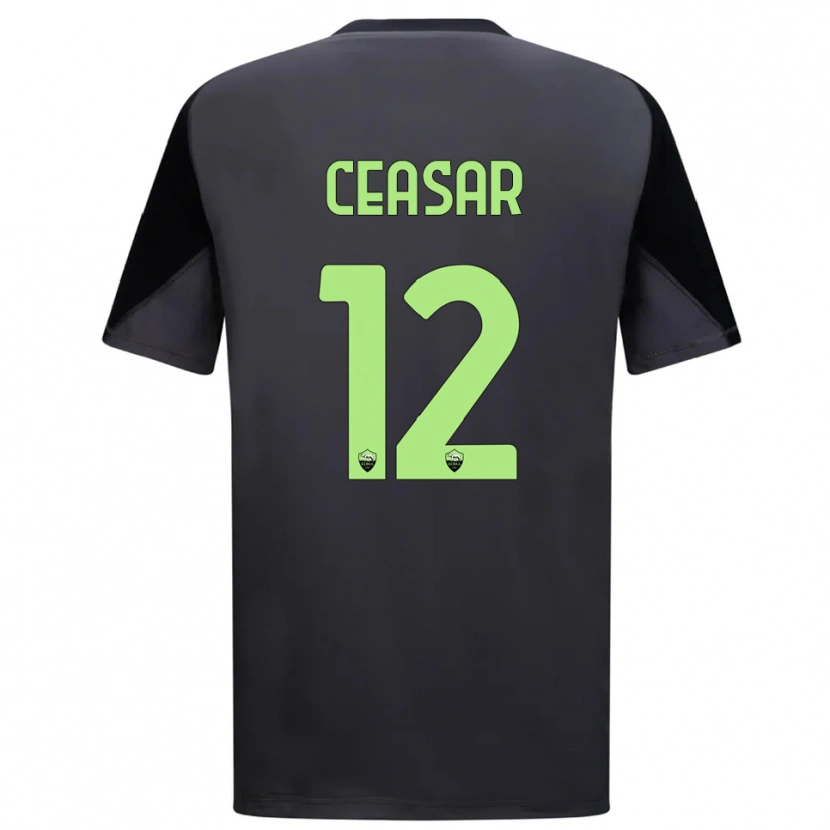 Danxen Mulher Camelia Ceasar #12 Preto Verde Claro Camisola Guarda-Redes 2025/26 Camisa Brasil