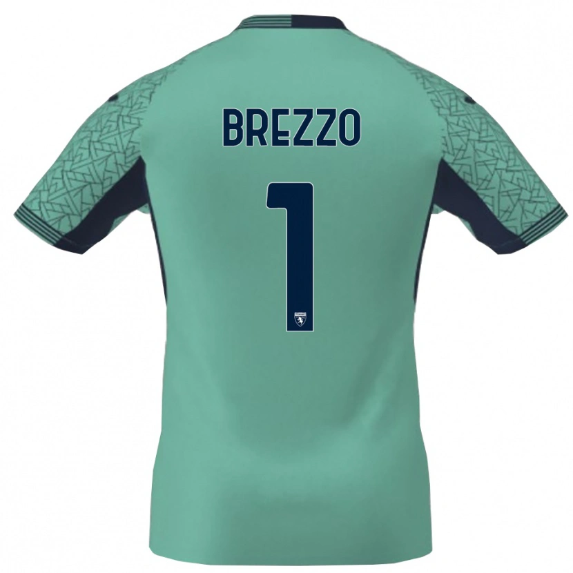 Danxen Mulher Matteo Brezzo #1 Lagoa Azul Camisola Guarda-Redes 2025/26 Camisa Brasil