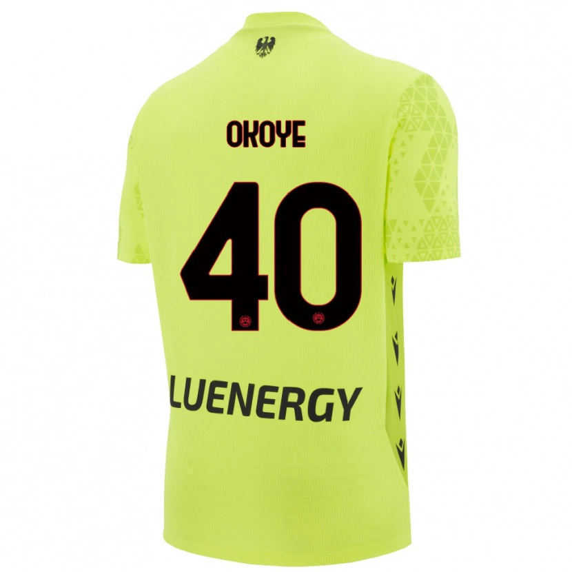 Danxen Mulher Maduka Okoye #40 Verde Amarelo Preto Camisola Guarda-Redes 2025/26 Camisa Brasil