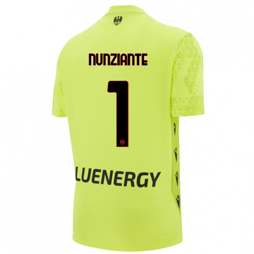 Danxen Mulher Alessandro Nunziante #1 Verde Amarelo Preto Camisola Guarda-Redes 2025/26 Camisa Brasil