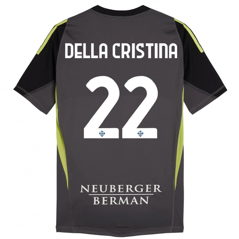 Danxen Mulher Stefano Della Cristina #22 Preto Verde Claro Camisola Guarda-Redes 2025/26 Camisa Brasil