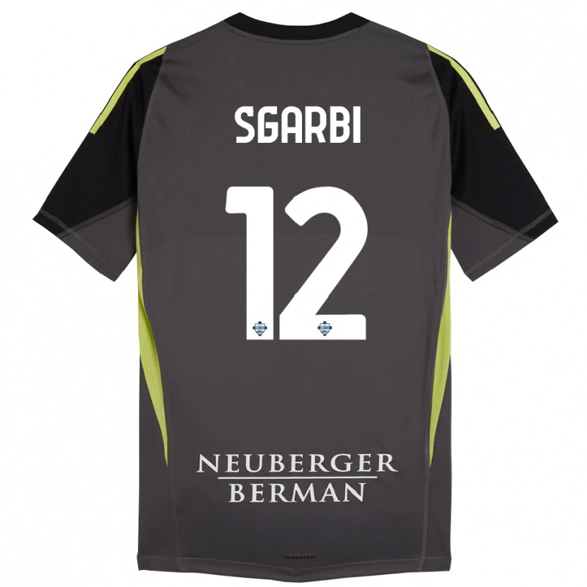 Danxen Mulher Dylan Sgarbi #12 Preto Verde Claro Camisola Guarda-Redes 2025/26 Camisa Brasil