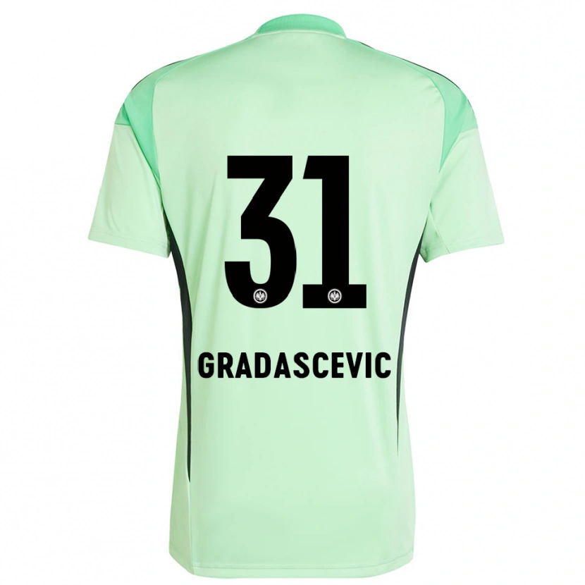 Danxen Mulher Meris Gradascevic #31 Preto Verde Claro Camisola Guarda-Redes 2025/26 Camisa Brasil