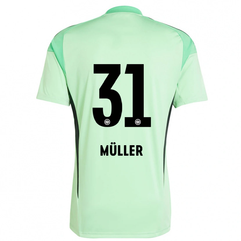 Danxen Mulher Laurin Müller #31 Preto Verde Claro Camisola Guarda-Redes 2025/26 Camisa Brasil