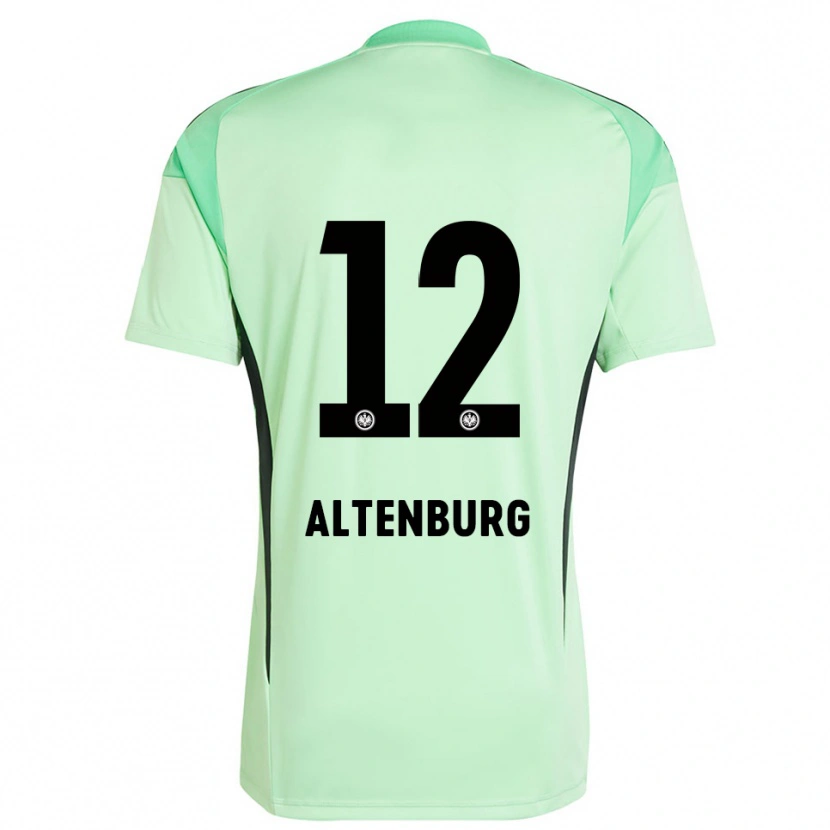 Danxen Mulher Lina Altenburg #12 Preto Verde Claro Camisola Guarda-Redes 2025/26 Camisa Brasil