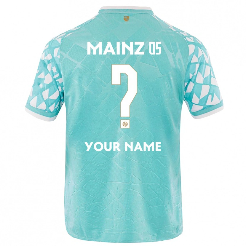 Danxen Mulher 1. FSV Mainz 05 Branco Turquesa Camisola Guarda-Redes 2025/26 Camisa Brasil